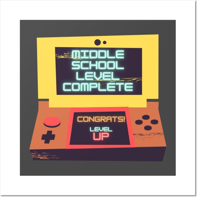 Middle School Level Complete Gamer Wall Art by artist369